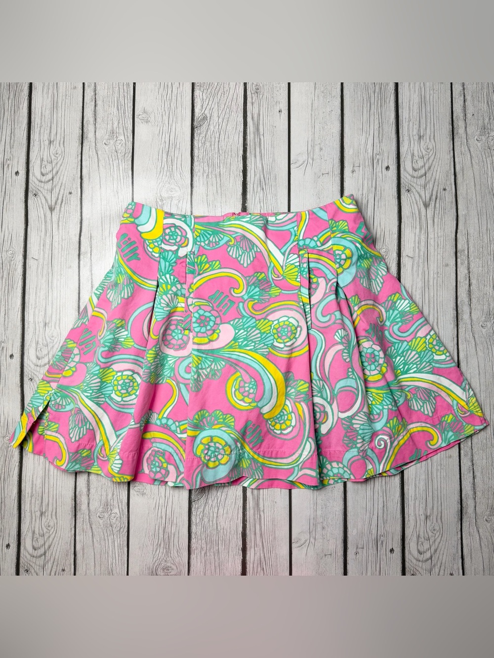 Lilly Pulitzer Women’s 4 Pink Floral Pleated Skort